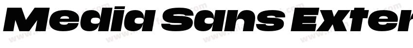 Media Sans Extended Ultra字体转换